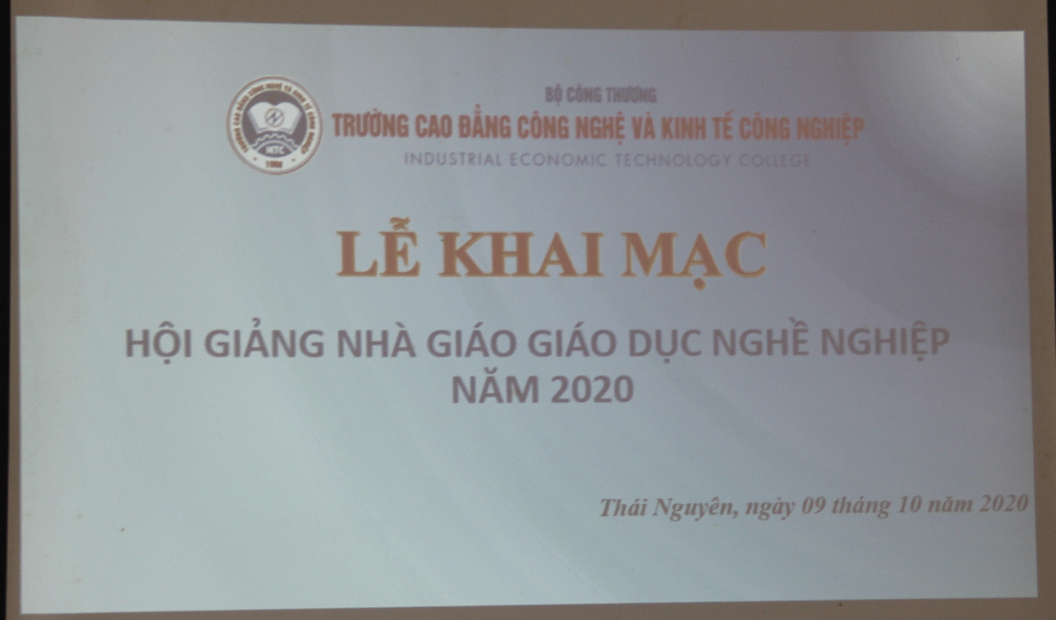 Hội giảng nhà giáo giáo dục nghề nghiệp năm 2020 tại trường IETC